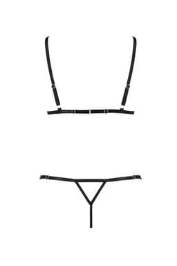 Passion Dessous-Set von der Seite, Materialstruktur im Detail