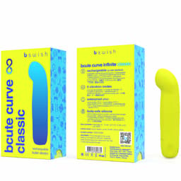 B Swish Bcute Curve Infinite im Größenvergleich mit Handmaß – Produktfoto in Studioqualität