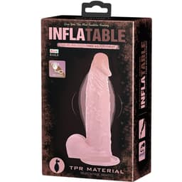 Verpackung des aufblasbaren realistischen Baile Dildos mit Saugnapf