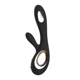 Lelo Soraya Wave von der Seite mit externem Stimulator im Detail