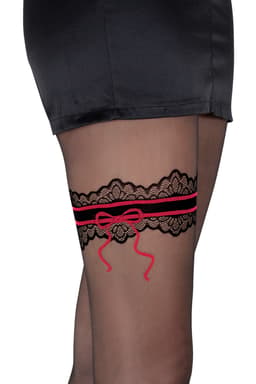 Legg Story Marlena Strumpfhose, Detailansicht des Musters – Dessous-Strumpfmode