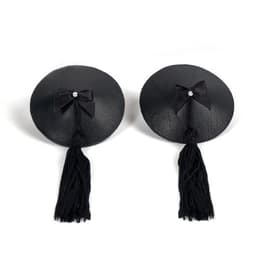 Bijoux Indiscrets Burlesque Pasties von der Seite, bewegliche Quaste im Detail