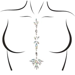 Leg Avenue Jade Körperschmuck mit funkelnden Strasssteinen in der Gesamtansicht