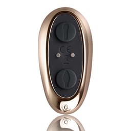 Rocks-Off Cocktail Paarvibrator von oben, Anordnung der beiden Motoren erkennbar