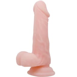 Baile – Realistischer Dildo aus TPR mit Saugnapf – Natur / 16.5 cm, Ansicht 18