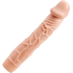 Baile Bob realistischer Vibrator in Hautfarben, Gesamtansicht