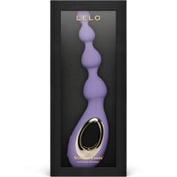 Bedienfeld der Lelo Soraya Beads mit drei Tasten in Nahaufnahme