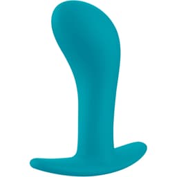 Fun Factory Bootie in Schwarz, Nahaufnahme der flexiblen Basis