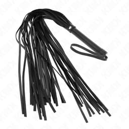 Kink Weich-PVC-Peitsche – Flogger mit vielen Riemen, 70 cm – Schwarz, Ansicht 10