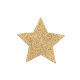 Bijoux Indiscrets Flash Golden Star Nippelpasties in Sternform, goldfarben, Gesamtansicht