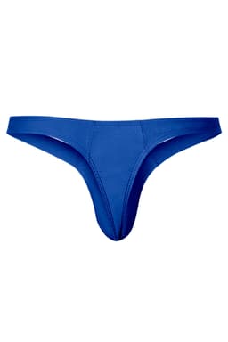 Cut4Men Brazilian-Thong aus Mikrofaser in Königsblau, seitliche Ansicht im Ganzen
