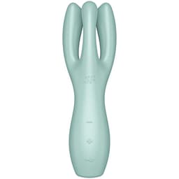 Satisfyer Threesome 3 in der Farbvariante Rosa, aus einem weiteren Blickwinkel