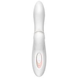 Druckwellenaufsatz des Satisfyer Pro G-Spot Rabbit in Nahaufnahme