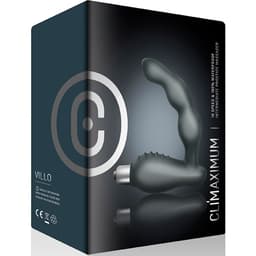 Originalverpackung des Climaximum Villo Prostatavibrators mit Abbildung