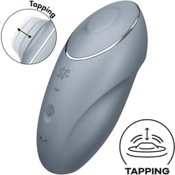 Satisfyer Tap & Climax 1, Bedientasten auf der Vorderseite im Detail