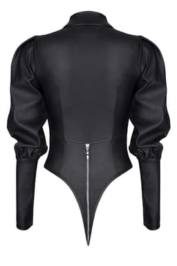 Demoniq Black Rose Body, Nahaufnahme des bequemen Kragens am Hals