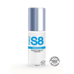 Stimul8 S8 Original Gleitgel, große 250-ml-Flasche im Größenvergleich