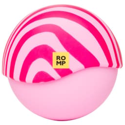 ROMP Spin Rabbit-Vibrator mit rotierendem Schaft, in der Hand gehalten im Größenvergleich
