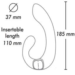 Shunga Miyo mit beiliegendem USB-Ladekabel zum bequemen Aufladen
