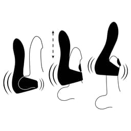 Jamyjob Pulsar Masturbator von der Seite mit geöffneten Silikonflügeln