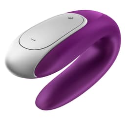 Satisfyer Double Fun Paarvibrator, Aufsicht auf beide Vibrationsenden