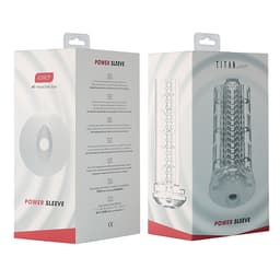 Kiiroo Titan Power Sleeve von oben mit Blick in den Kanal