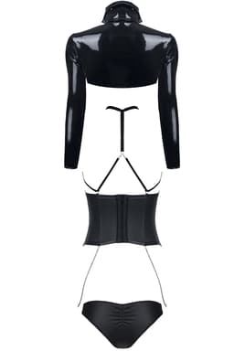 Demoniq DE443, Detailansicht des Panty, Studioaufnahme in neutralem Hintergrund