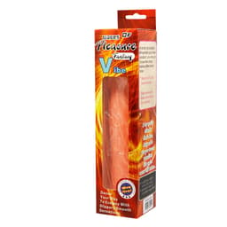 Baile Vive realistischer Dildo mit Saugnapf in der Detailaufnahme der Oberflächenstruktur