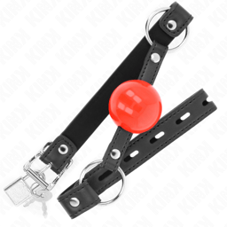 Kink Ballknebel von der Seite, Detailansicht der 4 cm großen Kugel