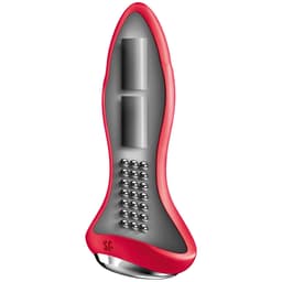 Satisfyer Rotator Plug 1+ von der Seite mit erkennbarer Form und Oberflächenstruktur
