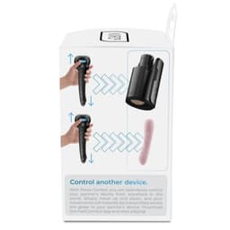 Verpackung des Kiiroo Control Dildo-Adapters in Studioaufnahme auf weißem Hintergrund