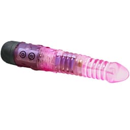 Baile Vibrator Rosa von der Seite mit sichtbarer Struktur in Produktfotografie