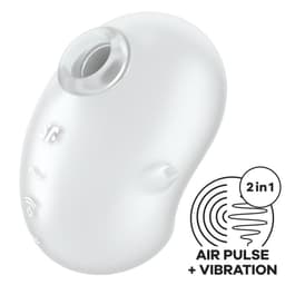 Satisfyer Cutie Ghost von der Seite mit Gespenster-Design im Detail
