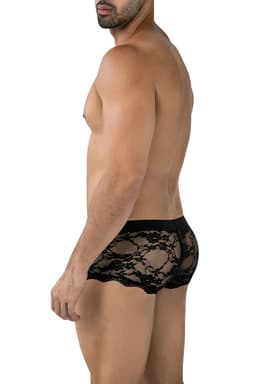 Cut4Men Lacey Trunk Shorts, Detailansicht der Spitze