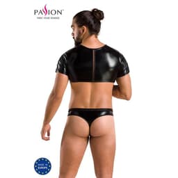 Passion Peter Herren-Dessous-Set von hinten getragen, Produktfoto auf weißem Hintergrund
