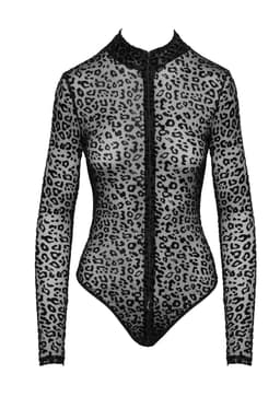 Noir Handmade Bodysuit am Körper getragen, seitliche Ansicht