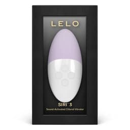 Lelo Siri 3 Calm Lavendel von der Seite mit den Mikrofonöffnungen