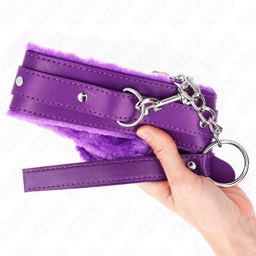 KINK Halsband mit Einschränkungen umgelegt, Größenverhältnis am Hals