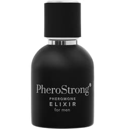 PheroStrong Pheromone Elixir for Men Flakon mit Verschlusskappe in der Nahaufnahme