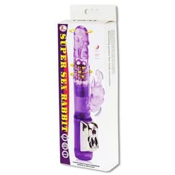 Baile Super Sex Rabbit von der Seite mit perlenbesetztem Schaft im Detail