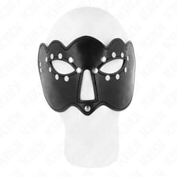 Kink Party-Augenmaske Modell 1 mit Maßen 27,5 x 12 cm, Größenverhältnis erkennbar
