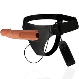 Harness Attraction Hollow-Strap-on – Modellserie – Willian – mit Vibration (17 cm / Ø 4,5 cm), Ansicht 10