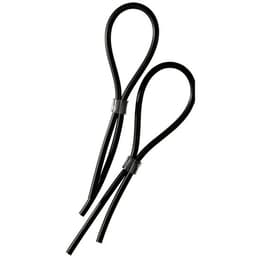 ElectraStim ElectraLoops Elektro-Schlaufen aus schwarzem Gummi, Gesamtansicht