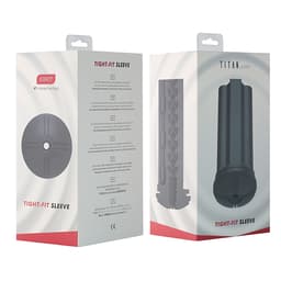 Kiiroo Titan Tight Fit Sleeve von oben mit Blick in den engen Kanal