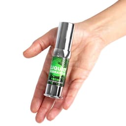 Secretplay Fresh Vibrator, Sprühkopf und Verschluss der Flasche