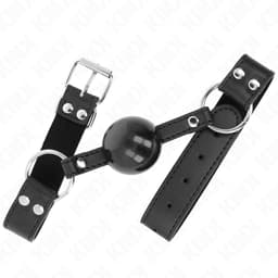 Kink Ballknebel von der Seite, Detailansicht der 4 cm großen Kugel