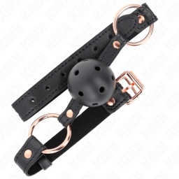 Kink Ballknebel von der Seite, Detailansicht der 4 cm großen Kugel