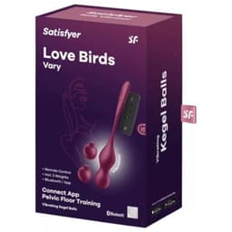 Satisfyer Love Birds Vary mit mitgelieferter Fernbedienung mit Fokus auf die Oberflächenstruktur