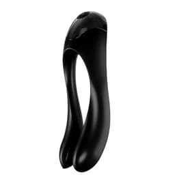 Satisfyer Candy Cane Fingervibrator, Gesamtansicht auf hellem Hintergrund