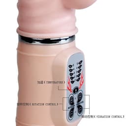 Baile Fire Bunny Vibrator in der Hand gehalten, zum Größenvergleich